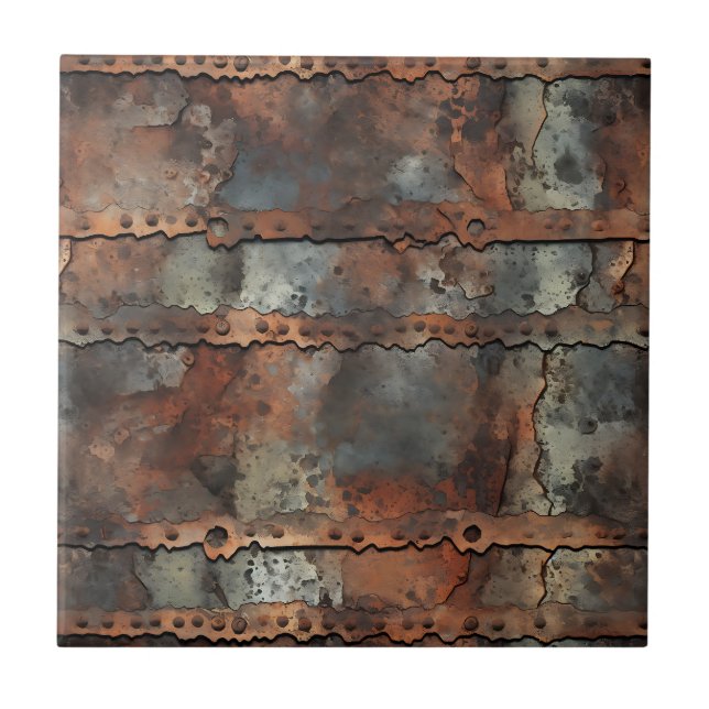 Rusty Iron Keramik Tile Fliese (Vorderseite)