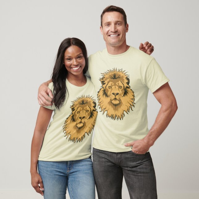 Rusty Lion Head Bio T-Shirt (Unisex)