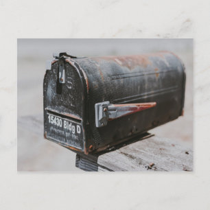 Rusty Mailbox Postkarte