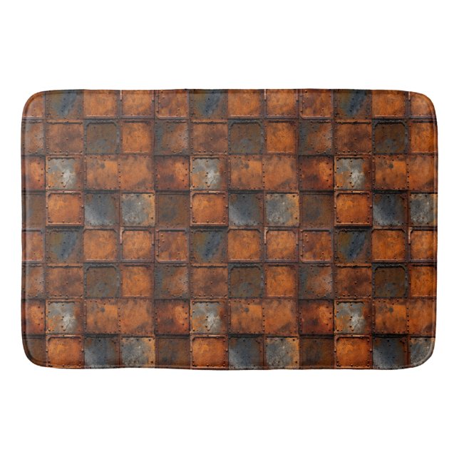 Rusty Metal Bath Mat Badematte (Vorderseite)