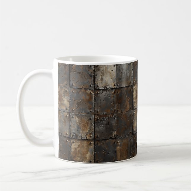 Rusty Metal Coffee Tasse (Links)