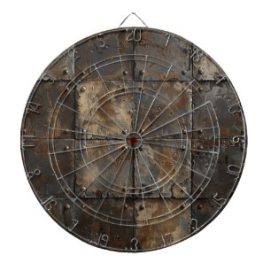 Rusty Metal Dartboard Dartscheibe
