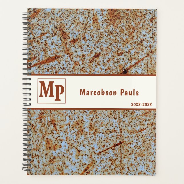 Rusty Metal Mascula Industrielle Kunst Planer (Vorderseite)