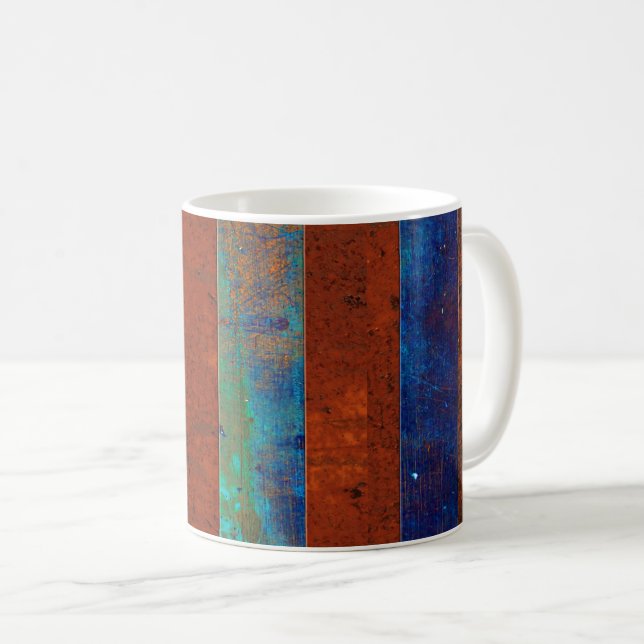 Rusty Metal Style Mug Kaffeetasse (VorderseiteRechts)