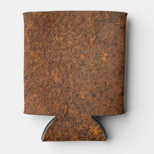 Rusty Metal: Texturierte Eisen Ästhetik. Dosenkühler