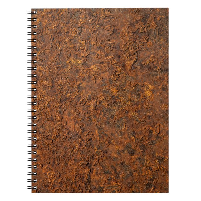 Rusty Metal: Texturierte Eisen Ästhetik. Notizblock (Vorderseite)