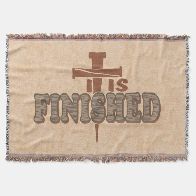 Rusty Nails Cross of Christ Christlich Design Decke (Vorderseite)