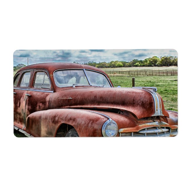 Rusty Old Classic Car Vintag Automobil (Vorne)