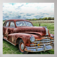 Rusty Old Classic Car Vintag Automobil
