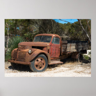 Rusty Old LKW Poster
