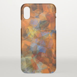 Rusty Orange Modernes Abstraktes Design iPhone X Hülle