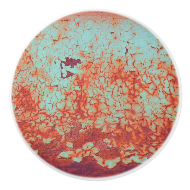 Rusty Peeling Paint Keramikknauf (Vorderseite)