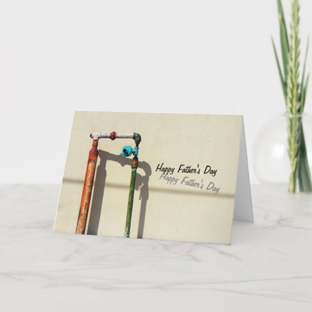 Rusty Pipes Karte (Vorderseite)