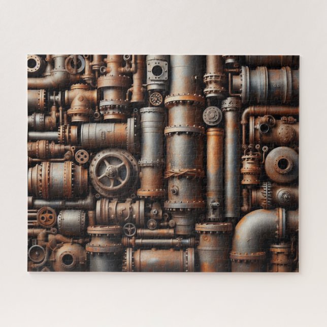 Rusty Pipes Puzzle (Horizontal)
