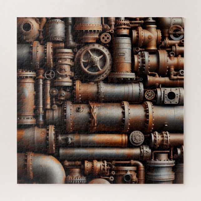 Rusty Pipes Puzzle (Horizontal)