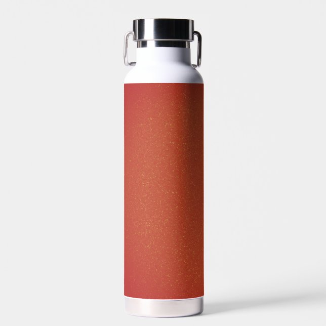 Rusty Red Glitzer Stainless Steel Flasche (Vorne)