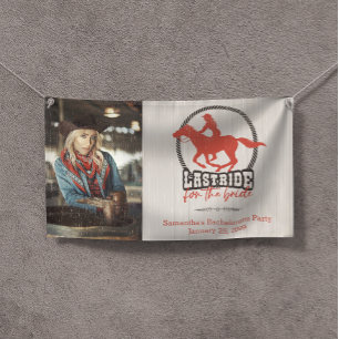 Rusty Red letzte Fahrt für die Braut Banner