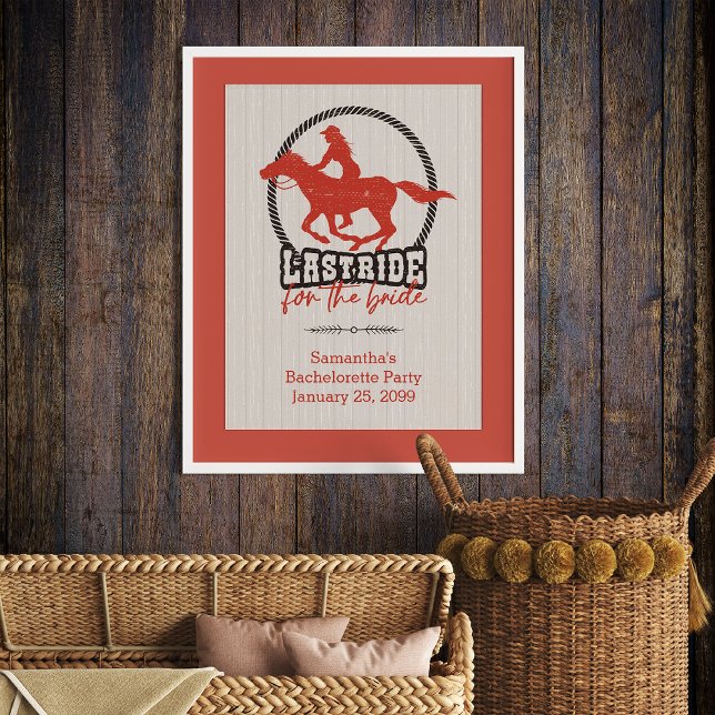 Rusty Red letzte Fahrt für die Braut Poster (Von Creator hochgeladen)