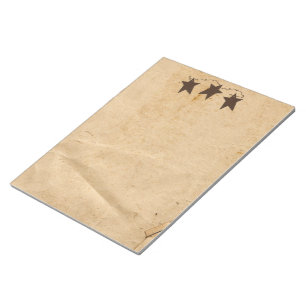 Rusty Stars Large Notepad Notizblock