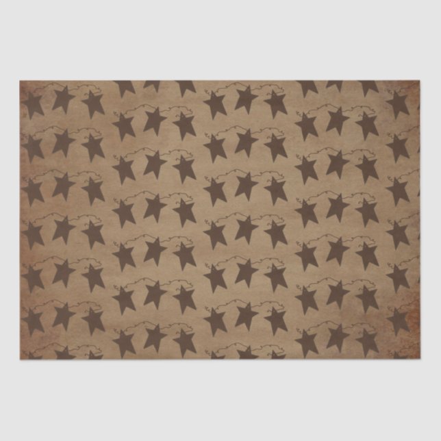 Rusty Stars Tissue Paper Seidenpapier (Vorderseite)