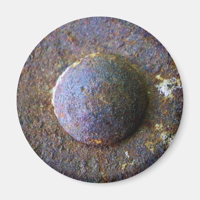 Rusty Steel Industrial Rivet Magnet (Vorne)