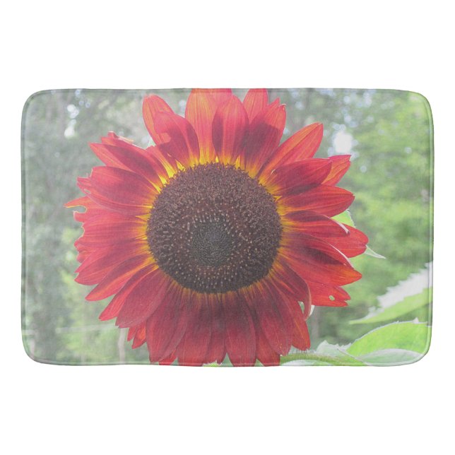 Rusty Sunflower Bath Mat Badematte (Vorderseite)