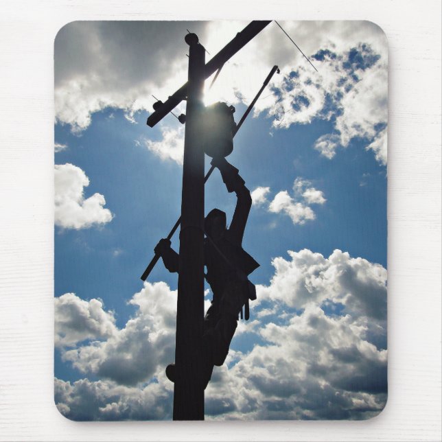 Rusty the Lineman Mousepad (Vorne)