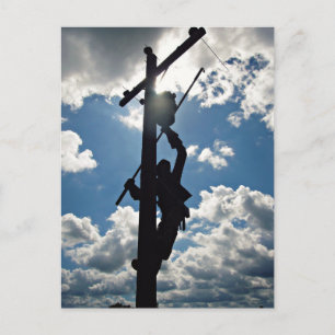 Rusty the Lineman Post Card Postkarte