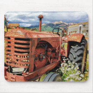 Rusty Tractor Mousepad
