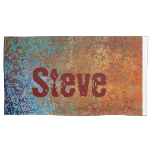 Rusty, Verdigris, Grunge Steampunk Personalisiert Kissenbezug