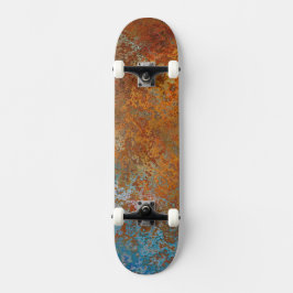Rusty, Verdigris, Grunge Steampunk Skateboard