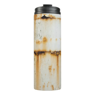 Rusty White Metal: Texturierte Oberfläche Thermosbecher