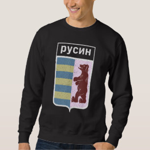 Rusyn Carpatho Slavic ethnische Karpaten Diaspora  Sweatshirt