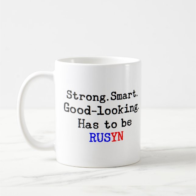 rusyn strong kaffeetasse (Links)