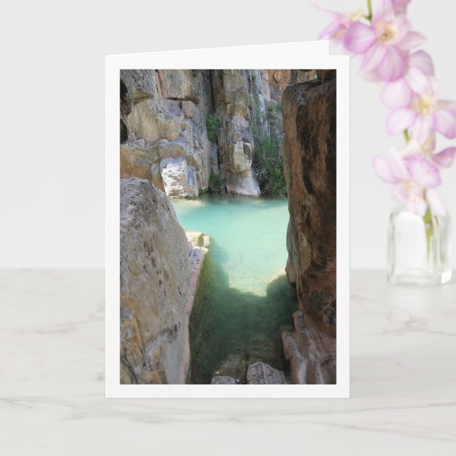 Ruta del Agua in Chelva, Valencia, Spanien Karte (Orchidee)