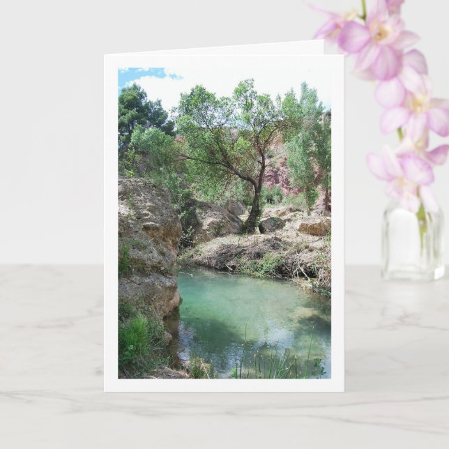 Ruta del Agua in Chelva, Valencia, Spanien Karte (Orchidee)