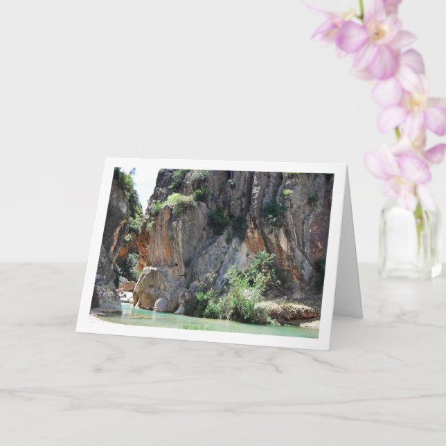 Ruta del Agua in Chelva, Valencia, Spanien Karte (Orchidee)