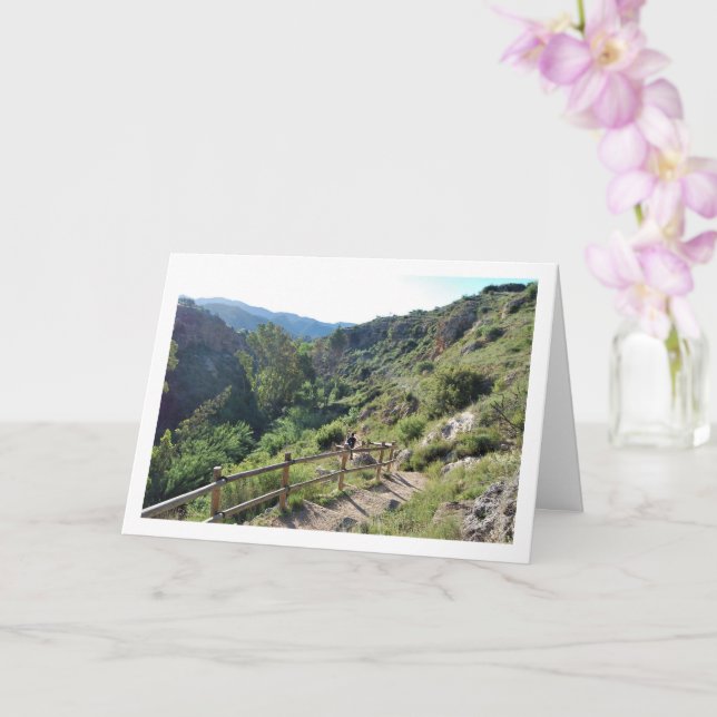 Ruta del Agua Steps, Chelva, Valencia, Spanien Karte (Orchidee)