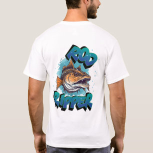 Rutenreißer Riesenhundsfisch Anpassen NAME Angeln T-Shirt
