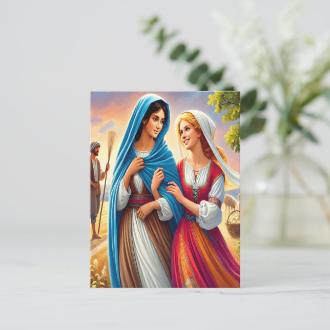 Ruth 1 Eine Reise der Hingabe Postkarte (Stehend Vorderseite)
