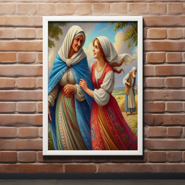 Ruth 1 Mitgefühl auf einer gemeinsamen Reise Poster (Von Creator hochgeladen)