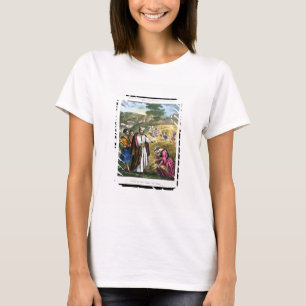 Ruth auf dem Gebiet von Boaz, von einer Bibel T-Shirt