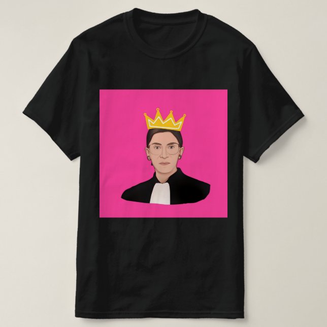 Ruth Bader Ginsberg RBG Poster T-Shirt (Design vorne)