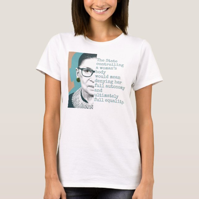 Ruth Bader Ginsberg - T - Shirt für Gleichberechti (Vorderseite)