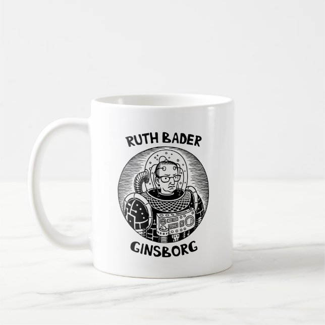 Ruth Bader Ginsborg Kaffeetasse (Links)