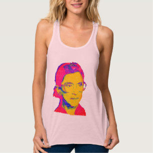Ruth Bader Ginsburg 1983, Pop Art Portrait Tank Top