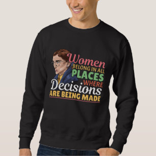 Ruth Bader Ginsburg Feministische Anwältin Richter Sweatshirt