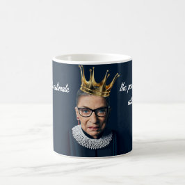 Ruth Bader Ginsburg Goldene Krone Kaffeetasse