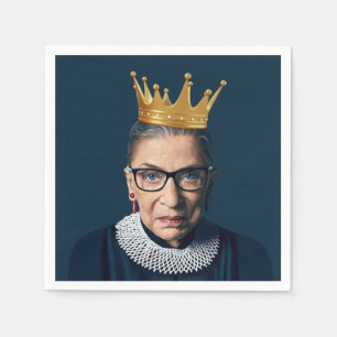 Ruth Bader Ginsburg Goldkrone Serviette