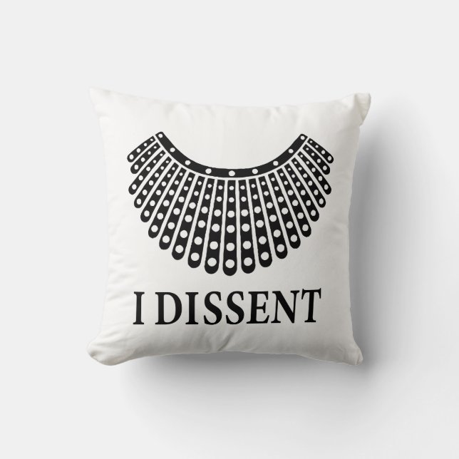 Ruth Bader Ginsburg - I Dissent Kissen (Vorderseite)